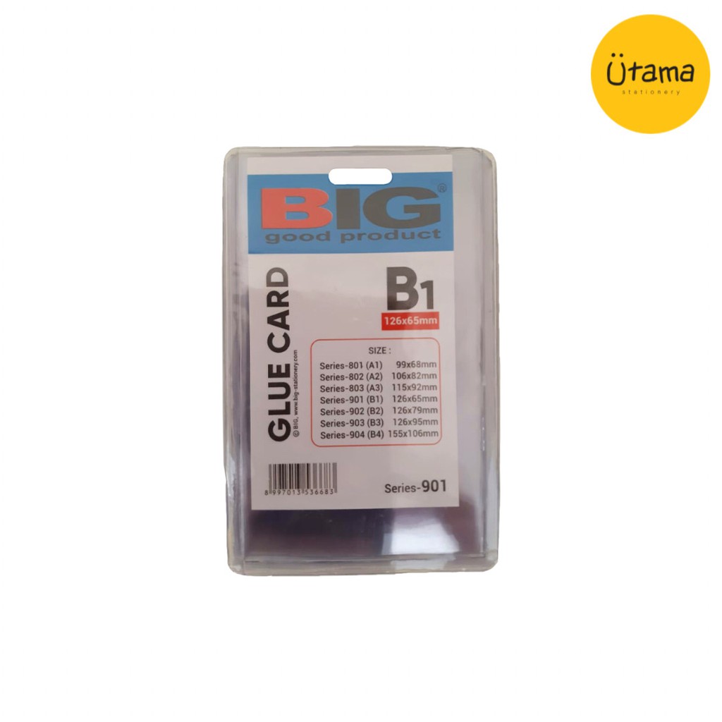 

ID Card Case BIG B1 (Portrait/Vertikal)/Plastik ID Card/Name Tag Holder
