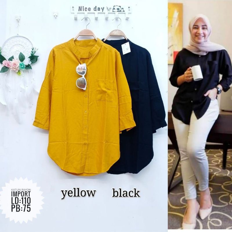KEMEJA POLOS RAYON TWIL | KEMEJA RAYON IMPORT | KEMEJA OVERSIZE | KEMEJA CASUAL | KEMEJA KERJA | KEM