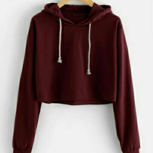 JAYA.Co Sweater Hoodie Crop BASIC