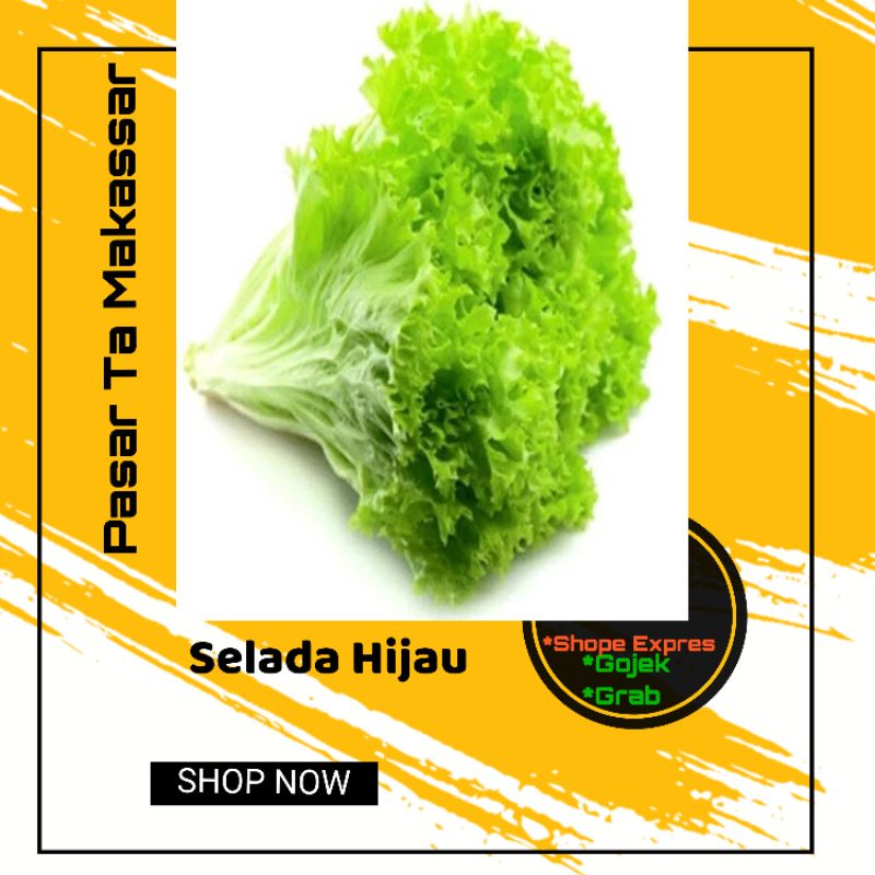 

500 gram Daun Selada Keriting / Daun Lalapan / Pasar Ta Makassar