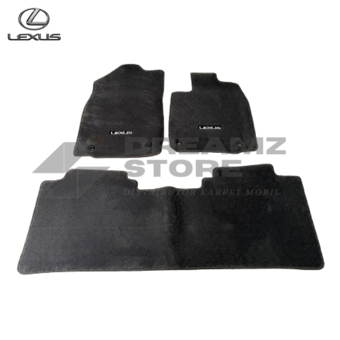 ORIGINAL KARPET MOBIL TOYOTA LEXUS - BLUDRU FULL SET