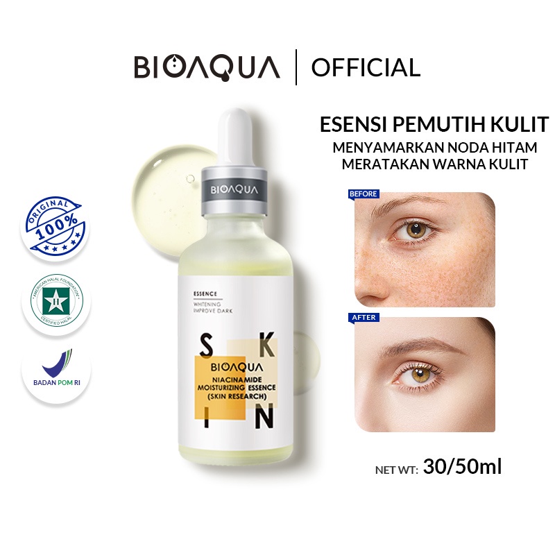 BIOAQUA Face Serum | Hyaluronic Acid, Niacinamide, Hexapeptide Anti Aging, Natural Acne Skin 30ml