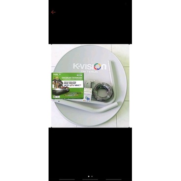 Dish ODU Parabola Mini 65CM Lengkap Kvision/Optus-Nexparabola-Nusantara HD