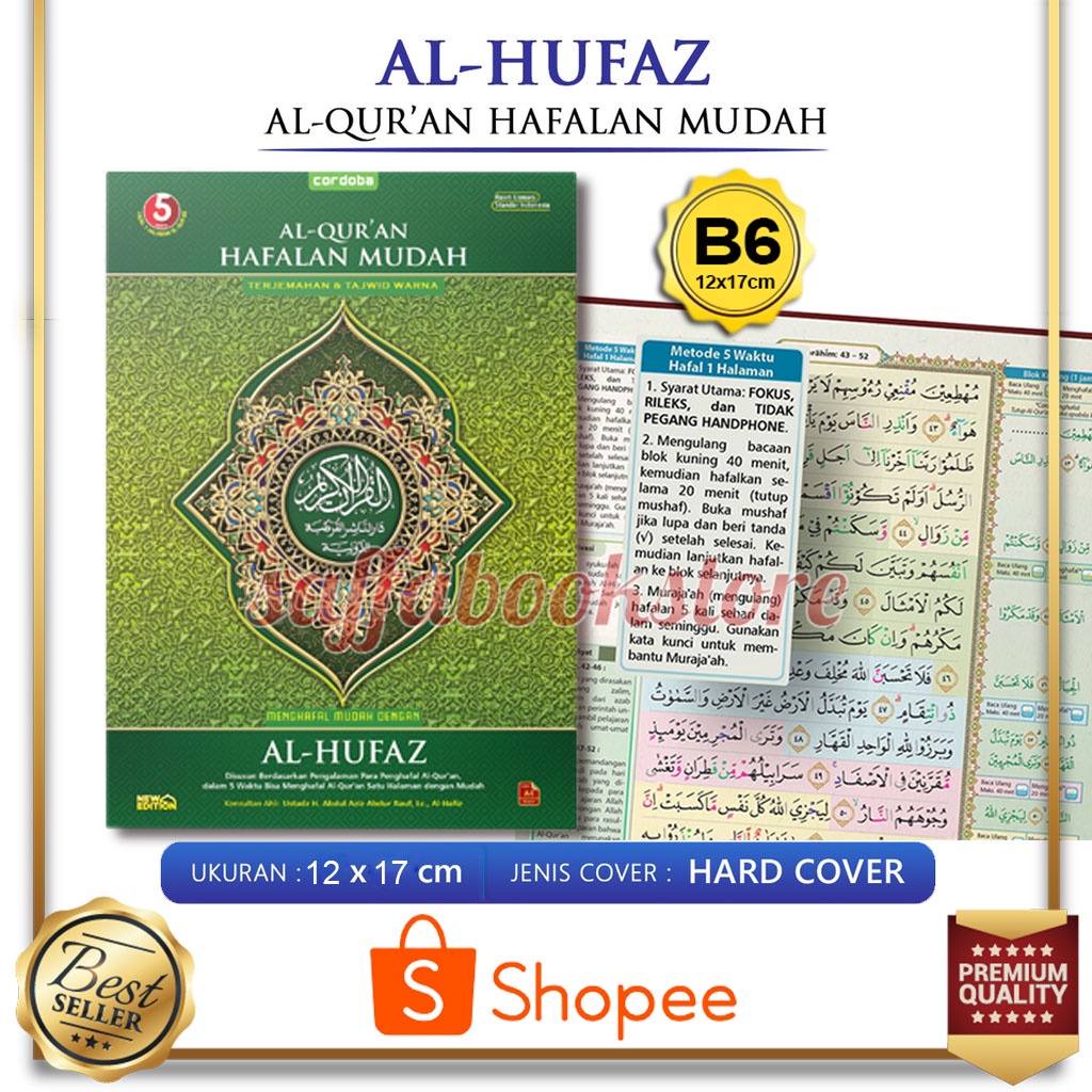 Al Hufaz Quran - Alquran Anak Hafalan Mudah Al Hufaz Cordoba - Alquran Terjemah - Quran Al Hufaz - A