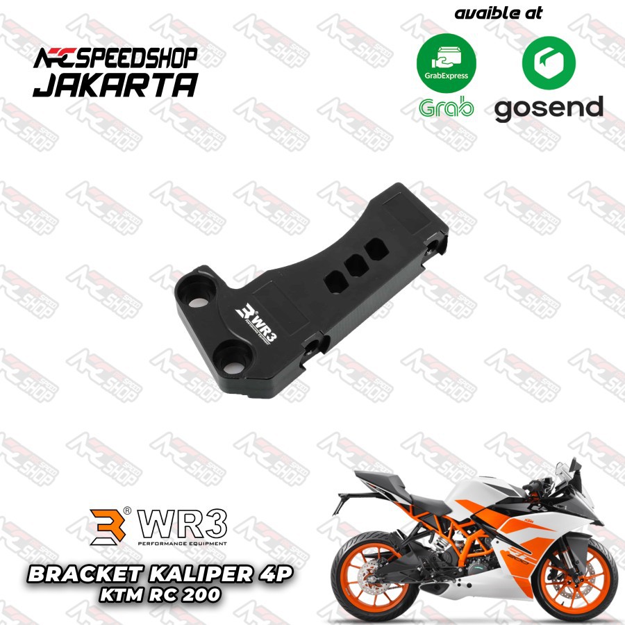 Bracket / Breket Kaliper WR3 Depan KTM RC / DUKE 200 / 250 / 390