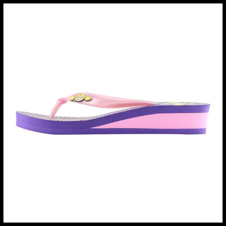 NEW STOCK SANDAL WEDGES WANITA - SURFER GIRL SG 483 UNGU - UNGU, 37 STOCK TERBATAS