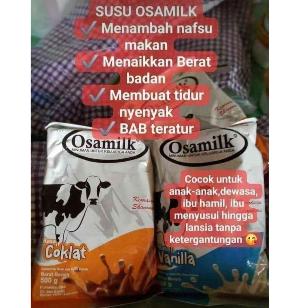 

Susu osamilk coklat (penggemuk badan)