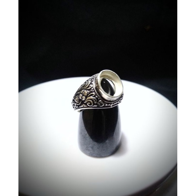 Emban / Ring / cincin perak ukir Bali