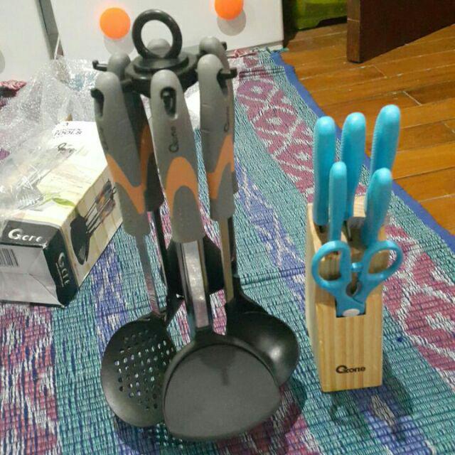 Home-klik Oxone Set Pisau Ox - 961 - 6 Buah - Biru