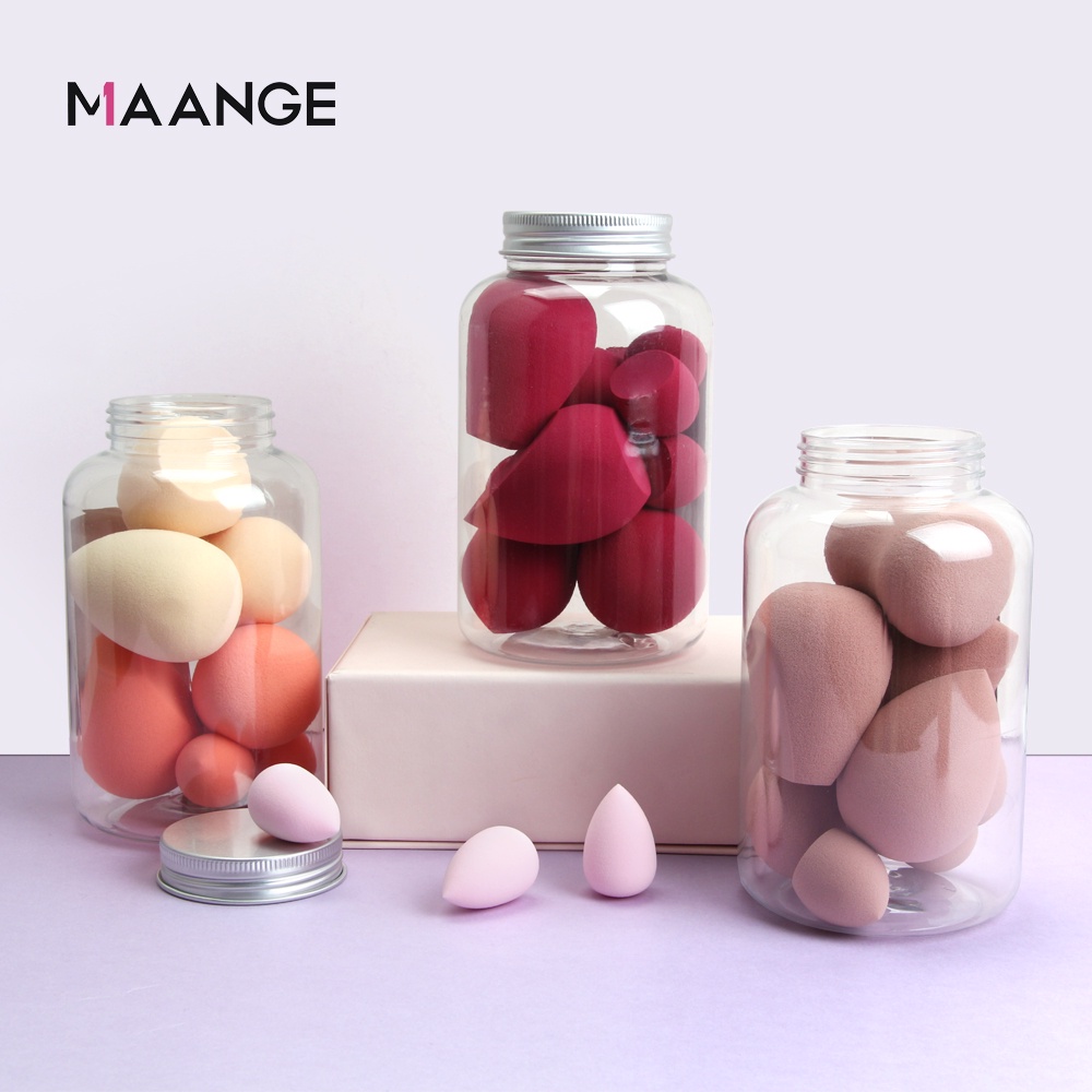 MAANGE 8Pcs/box Flexible Makeup Sponge Bottled Beauty eggs Soft Puff Beauty Tools Makeup Accessories