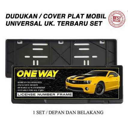 Tatakan plat nomor nomer Mobil / Plat Mobil / Dudukan Plat / frame cover Tempat plat no mobil BIASA