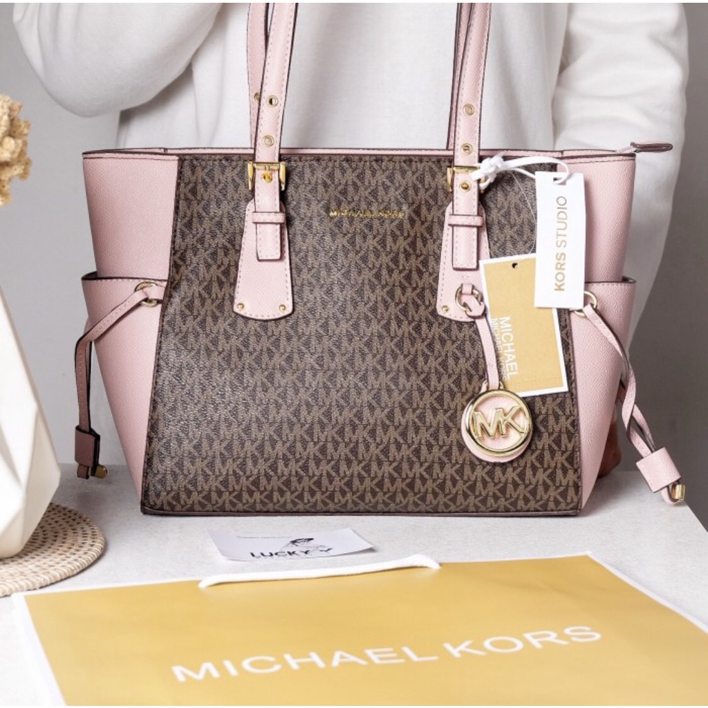 Michael Kors Ciara Medium Messenger Bag In Pink - ORIGINAL 100%