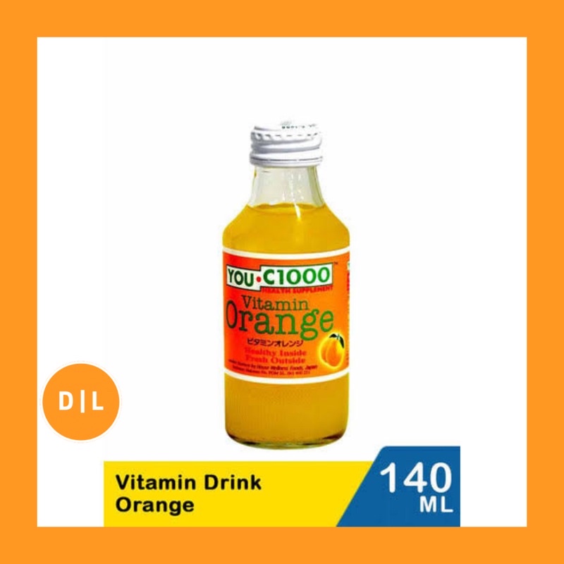 

TERMURAH!! YOU C1000 140ml eceran / YOU C 1000 ORANGE Jeruk