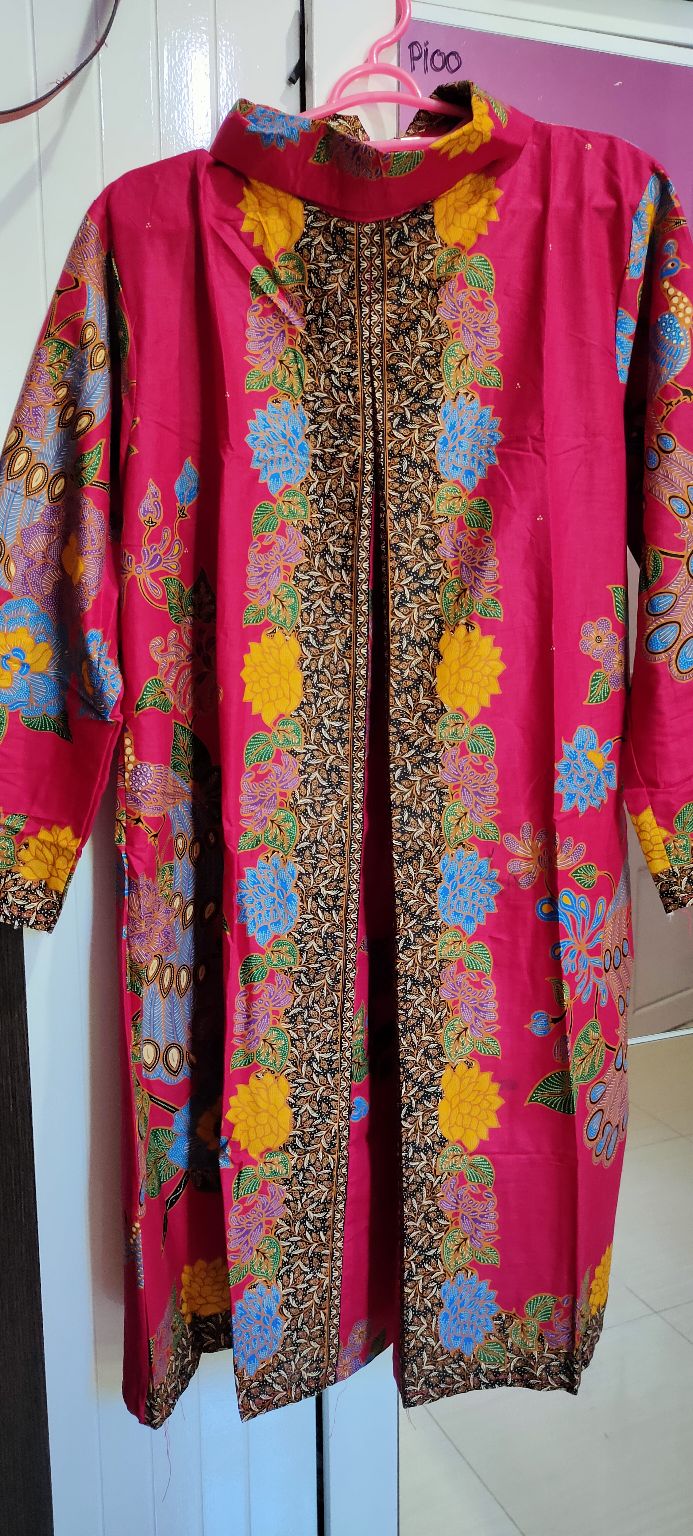 Grosir Terlaris Genes Jelita Tunic Navbor Yelbor Whitbor Creambor Tunik Batik Modern Hrb059