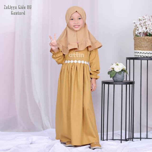 ZAKIA DRESS || Gamis Anak Toyobo By ATTIN