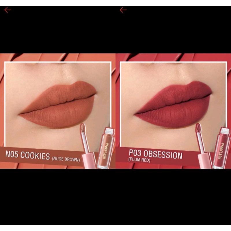 ombre lip matte pinkflash no 05 mix 03