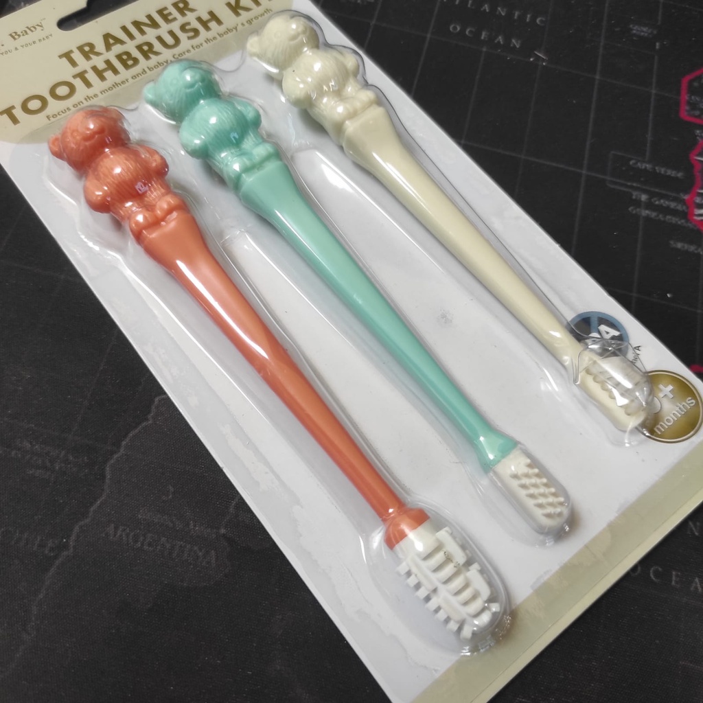 IQ Baby Trainer Toothbrush 3 step