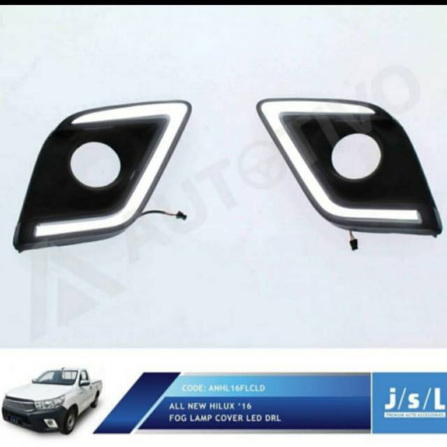 LED DRL foglamp cover all new Hilux jsl