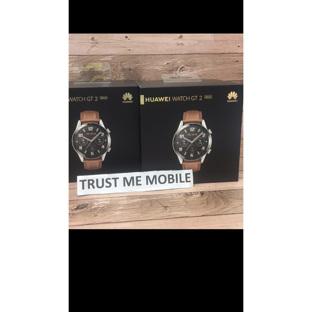( ͡❛ ͜ʖ ͡❛)┌∩┐ HUAWEI WATCH GT2 B19V CLASSIC BROWN GARANSI RESMI ╥