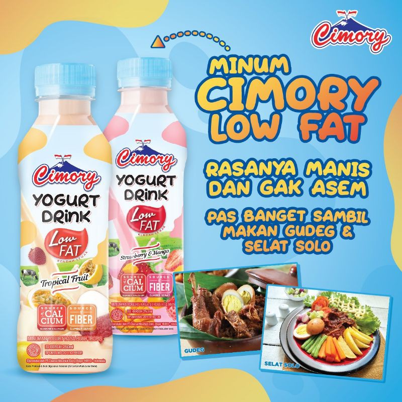 

CIMORY YOGURT BOTOL ANEKA RASA BUAH 250ML