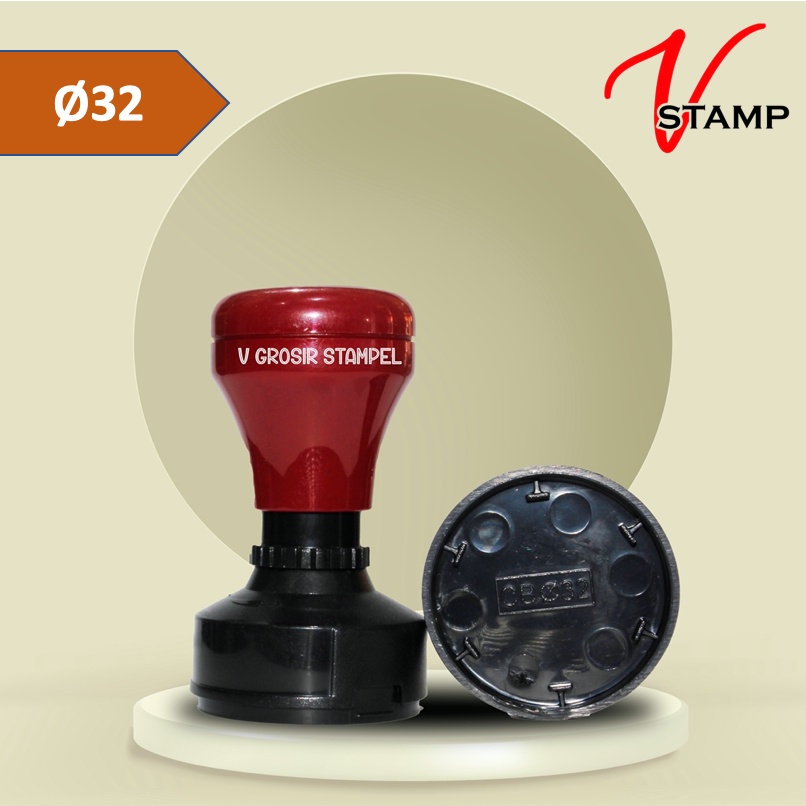 

Gagang Stempel Warna Bulat Diameter 32 mm / GROSIR BAHAN STEMPEL FLASH CB D 3,2 CM / GAGANG STEMPEL WARNA