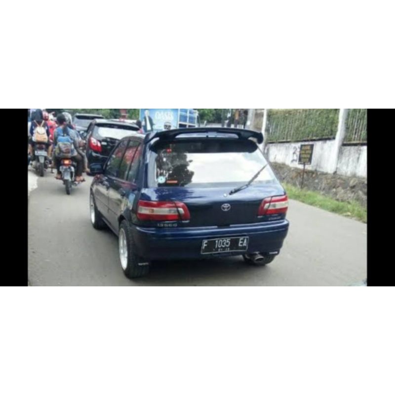 spoiler starlet kapsul model sayap