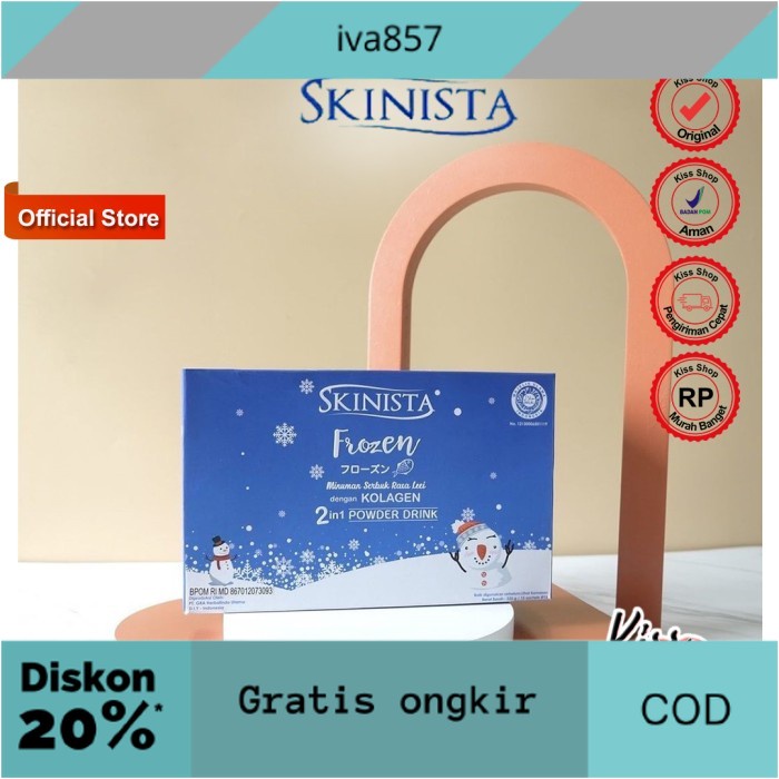 

PROMO Frozen Collagen 2in1 Powder Drink by Skinista / Frozen Collagen Drink GRATIS ONGKIR