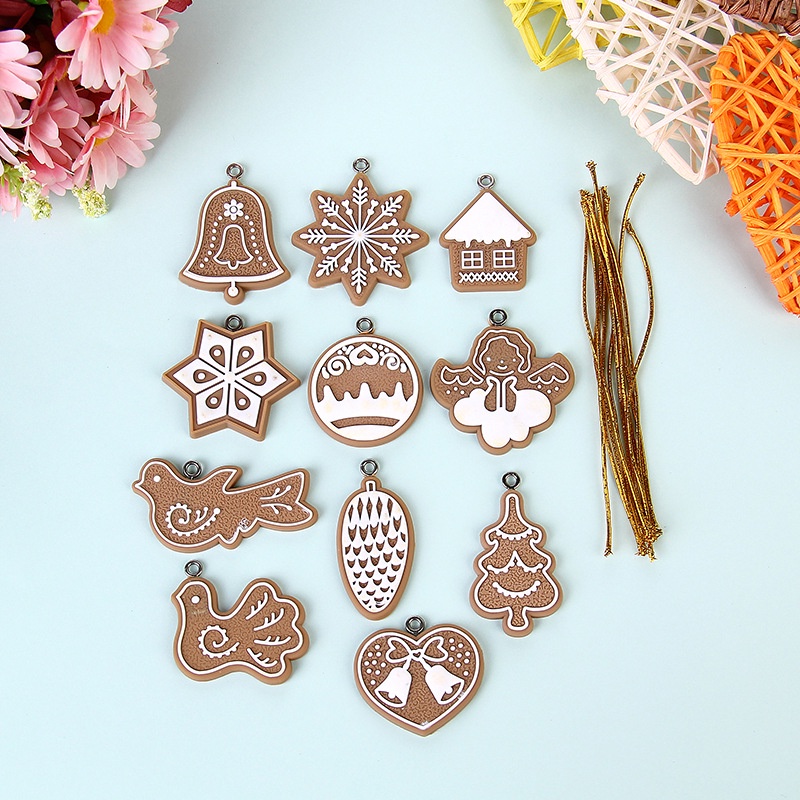 [Christmas Products] 11Pcs Christmas Soft Pendants