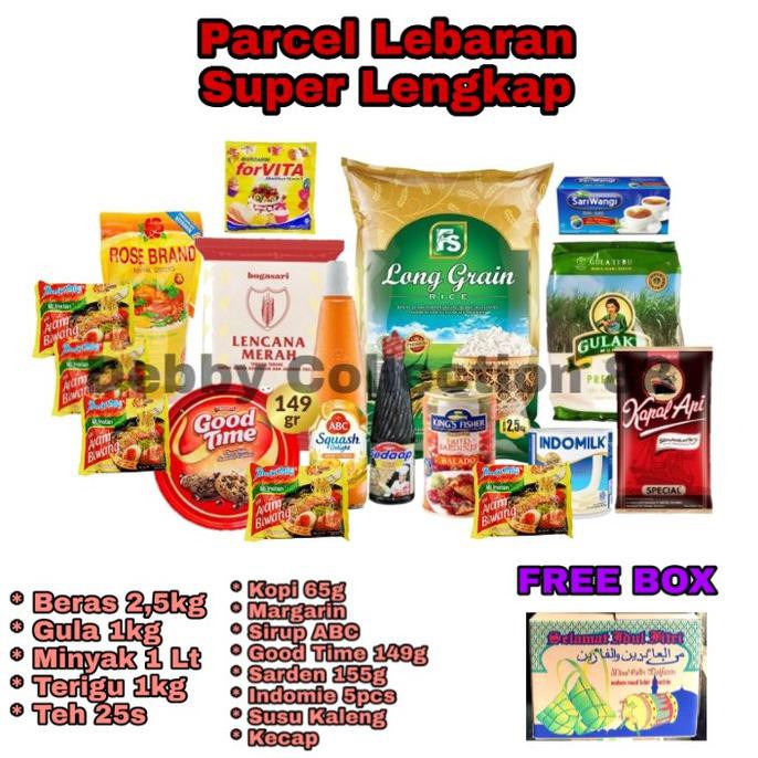 

PARCEL LEBARAN SUPER LENGKAP / PAKET SEMBAKO TERMURAH