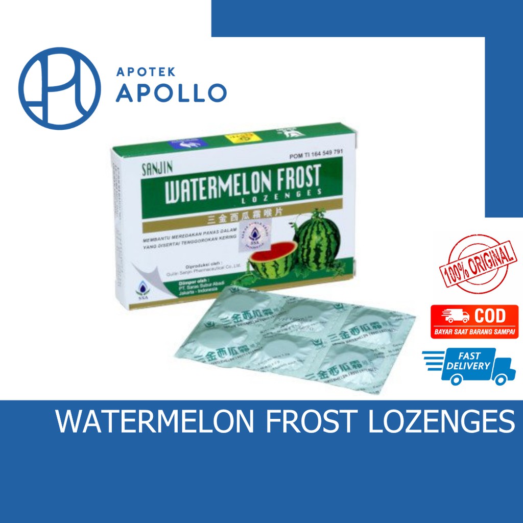 WATERMELON FROST LOZENGES WATER MELON PERMEN