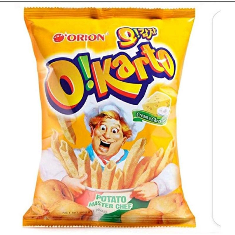 

ORION O!KARTO POTATO SNACK 115Gr KERIPIK KENTANG POTATO CHIPS OKARTO