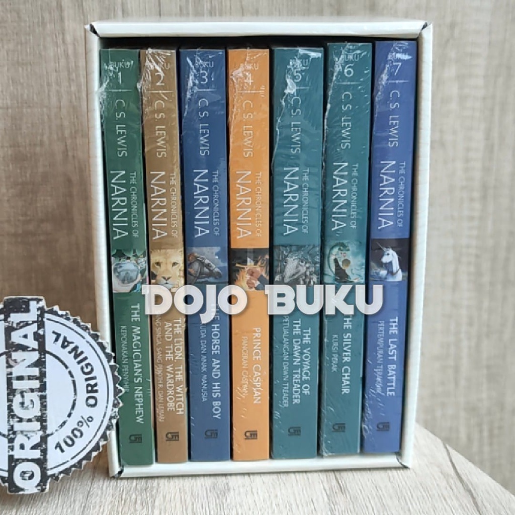 SET Buku The Chronicles of Narnia 1-7 by C. S. Lewis (BONUS BOXSET)