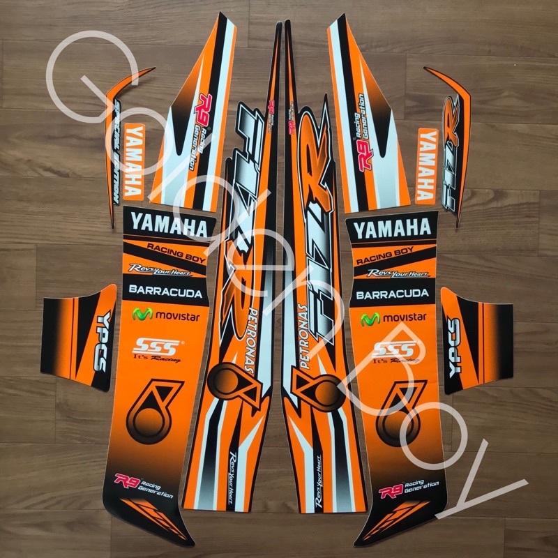 Striping Fiz R Petronas Oren F1Z R Petronas Oren FIZ R Petronas Oren Stiker Fiz R Petronas Oren F1Z 