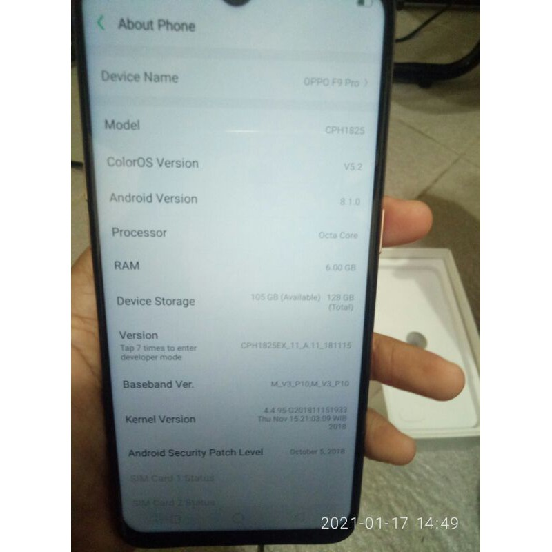 OPPO F9 PRO 6/128