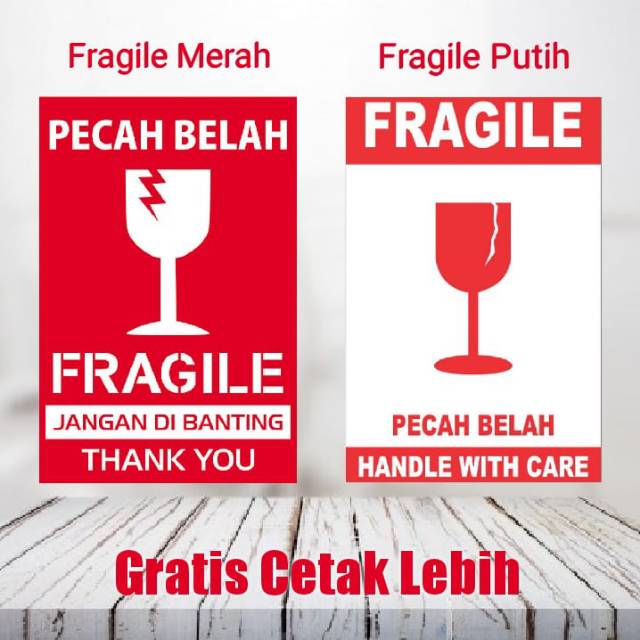 

Stiker Fragile Pecah Belah - Free Cetak lebih
