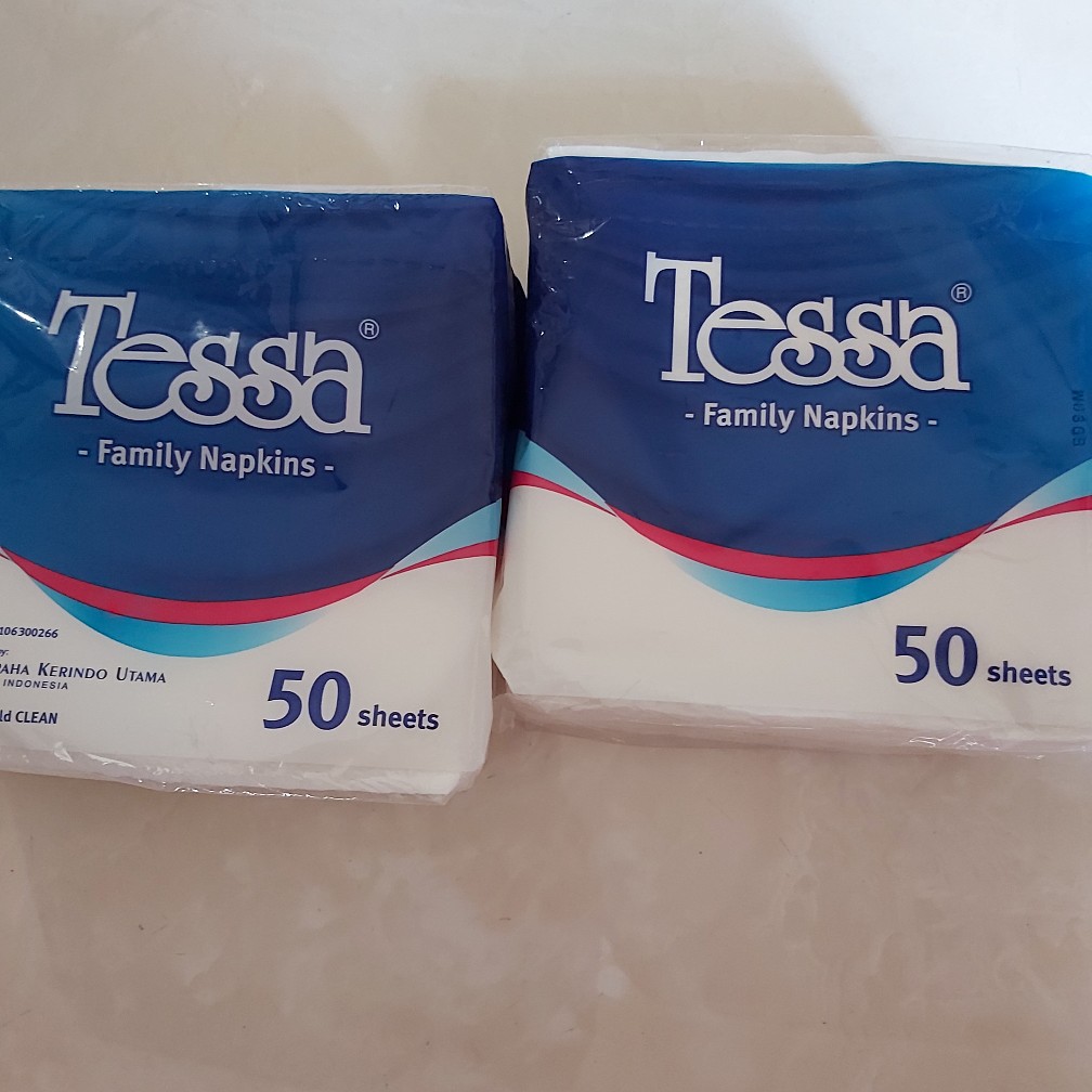 Tessa Napkin Tissue Terra Full Emboss 50 Sheets Tn 07