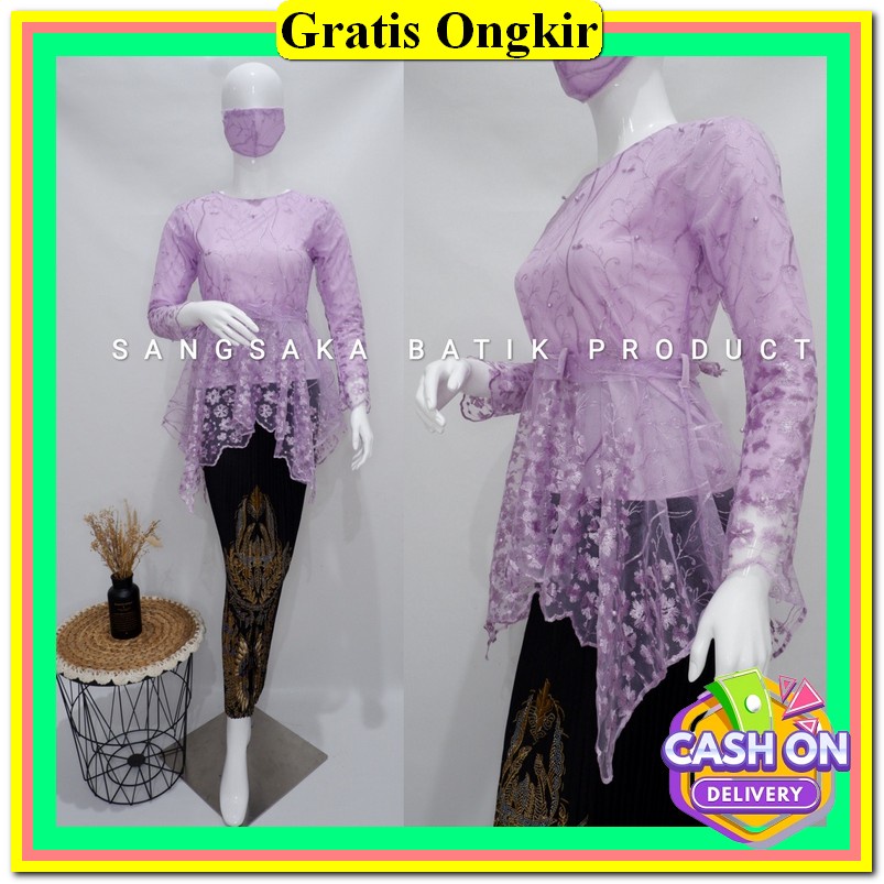 Baju Kondangan Terbaru Perempuan Dewasa Setelan Kebaya Tunangan Baju Pernikahan Kebaya Wisuda Kekini