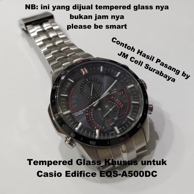 For Casio Edifice EQS-A500DC Series - Anti Gores Bahan Tempered Glass