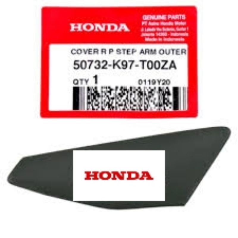 50732-K97-T00ZA (KANAN LUAR) ; 50742-K97-T00ZA (KIRI LUAR) OUTER cover PCX R L cover R L foot step arm OUTER kanan pcx 150 led, pcx 150 ori Honda