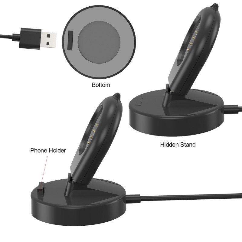 Cre Dock Charging Smartwatch Dengan Kabel USB Untuk Iwatch 3 / 2 / 3 Pro