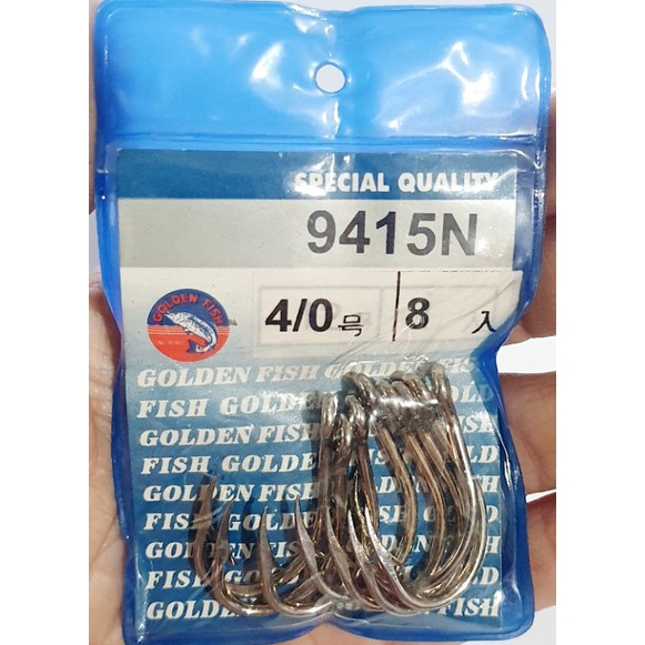 MATA KAIL PANCING GOLDEN FISH 9415N no 1, 2, 1/0, 2/0, 3/0, 4/0, 5/0 / PANCING LABI LABI