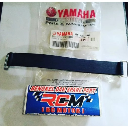5BP-H2131-00 BAND BATTERY KLEM KLEMAN AKI SCORPIO SCORPIO Z ORI ORIGINAL YAMAHA YGP ASLI