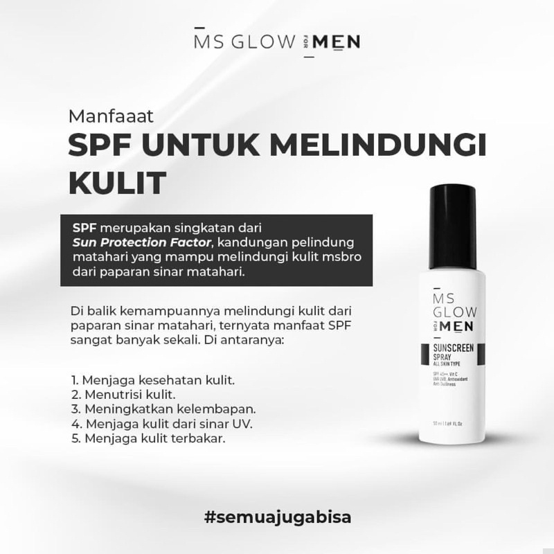 MS GLOW Men for men | Ms glow Pria