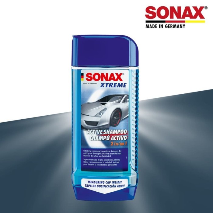 Sonax Xtreme Active Shampoo 500 ml 2 in 1 Car Wash Cuci Mobil