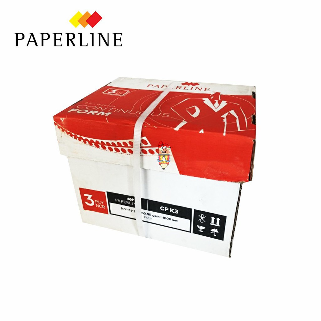 

Kertas Continuous Form Paperline 9.5"x11" 3 ply CF K3 Putih