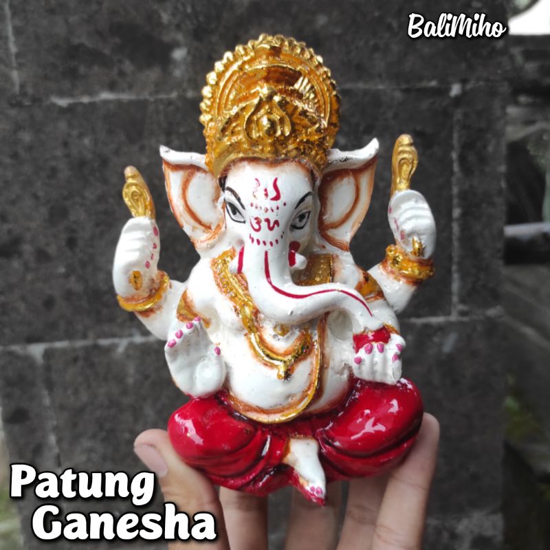 PATUNG GANESHA RESIN/PATUNG GANESA/PATUNG DEWA GANESHA/GANESHA MINI