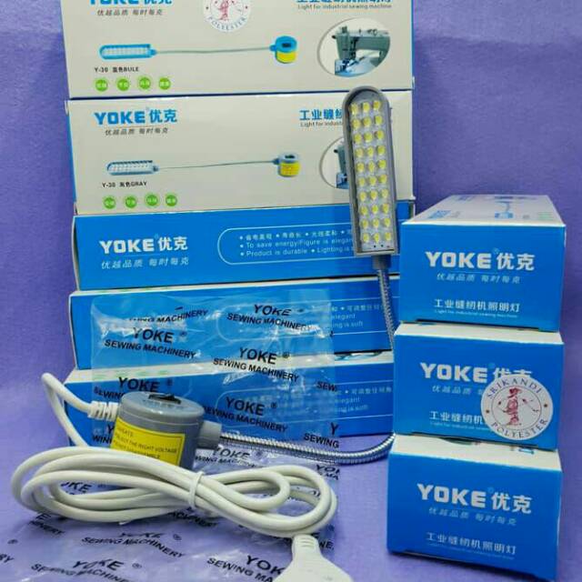 COD Lampu Mesin Jahit 30 Titik Lampu LED MEREK YOKE-4