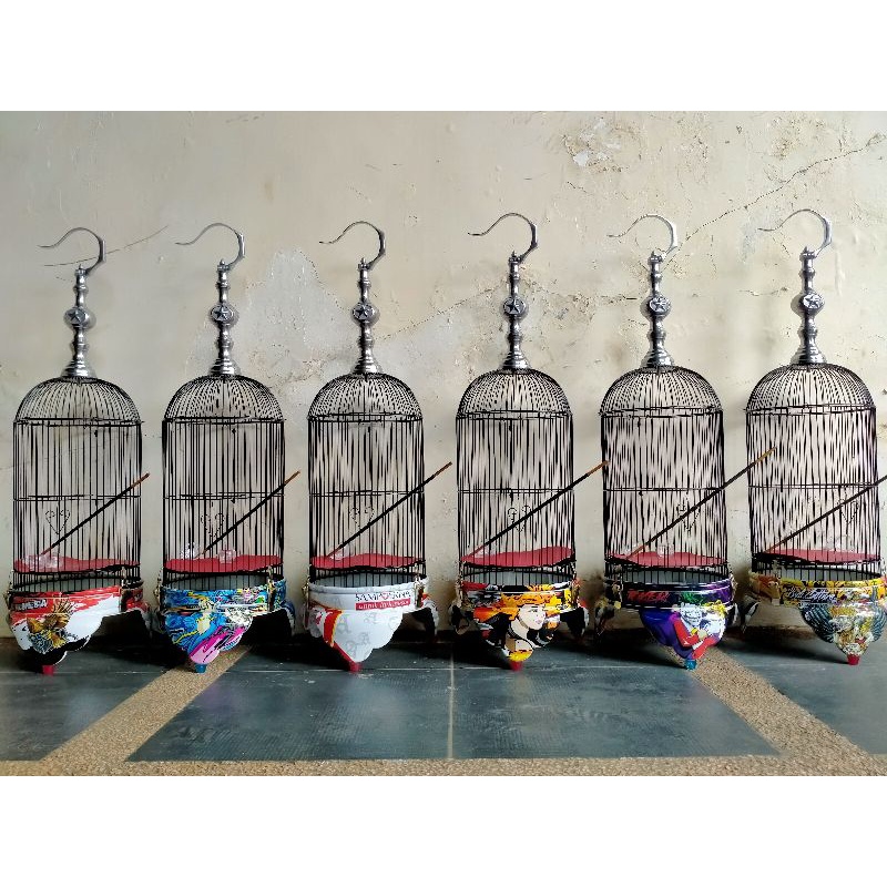 SANGKAR HELOPET PLECI TEBOK PVC DECAL STIKER KLEM KOPER