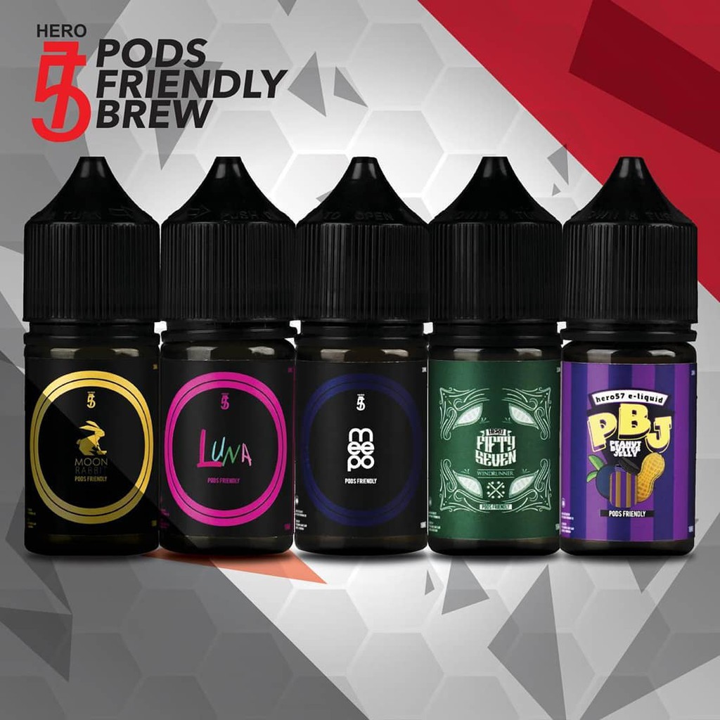 Hero57 Pods Friendly Liquid Pod Vape 30ml Shopee Indonesia