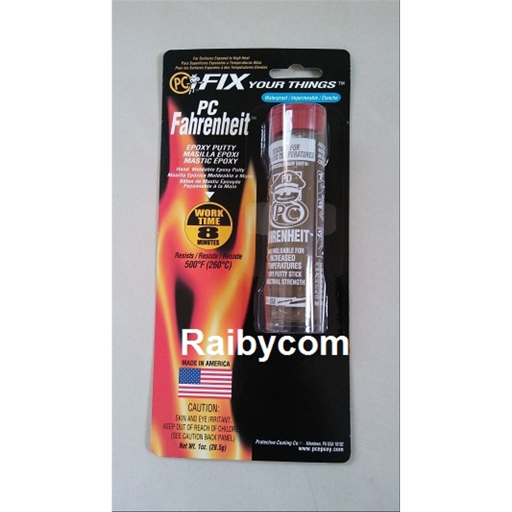 

Lem PC Fahrenheit Epoxy Putty USA Pendek 28.5gr terakhir